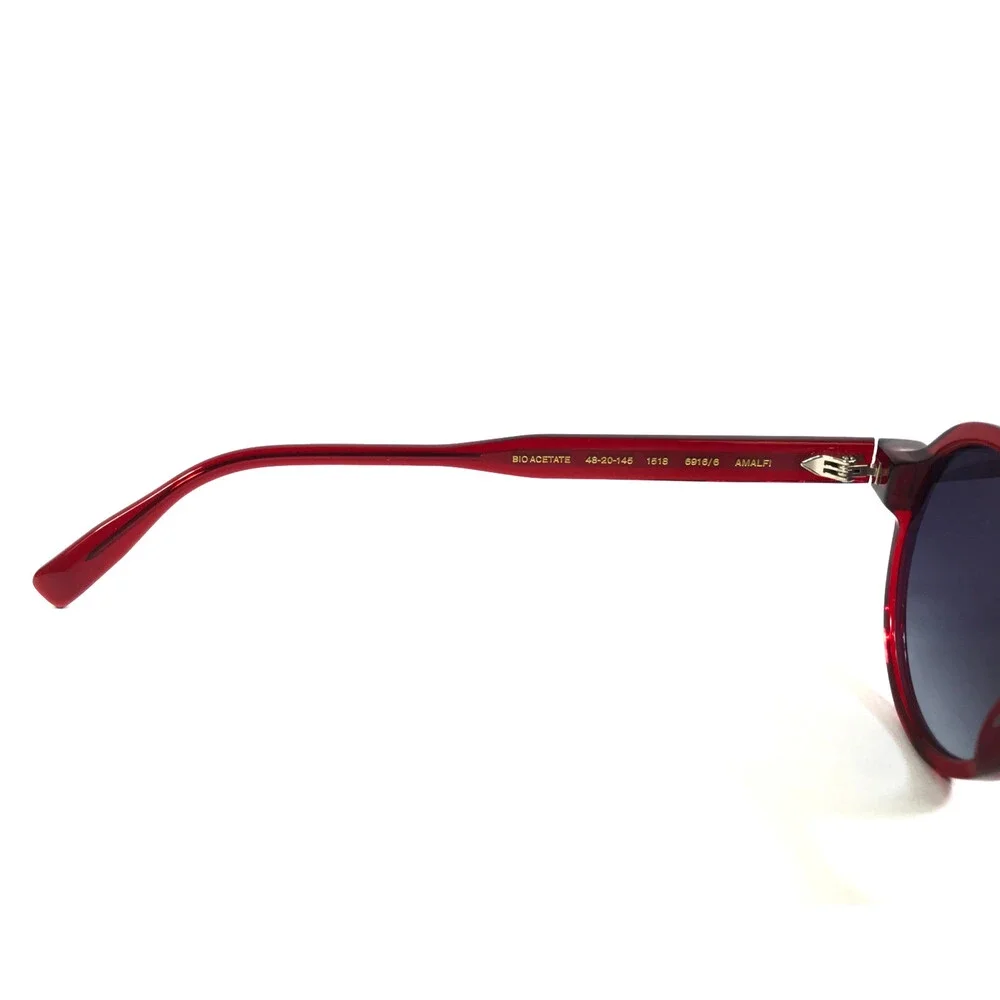 Gigi Studios Sunglasses AMALFI 6916/6 Clear Red Frames with Gray Gradient Lenses